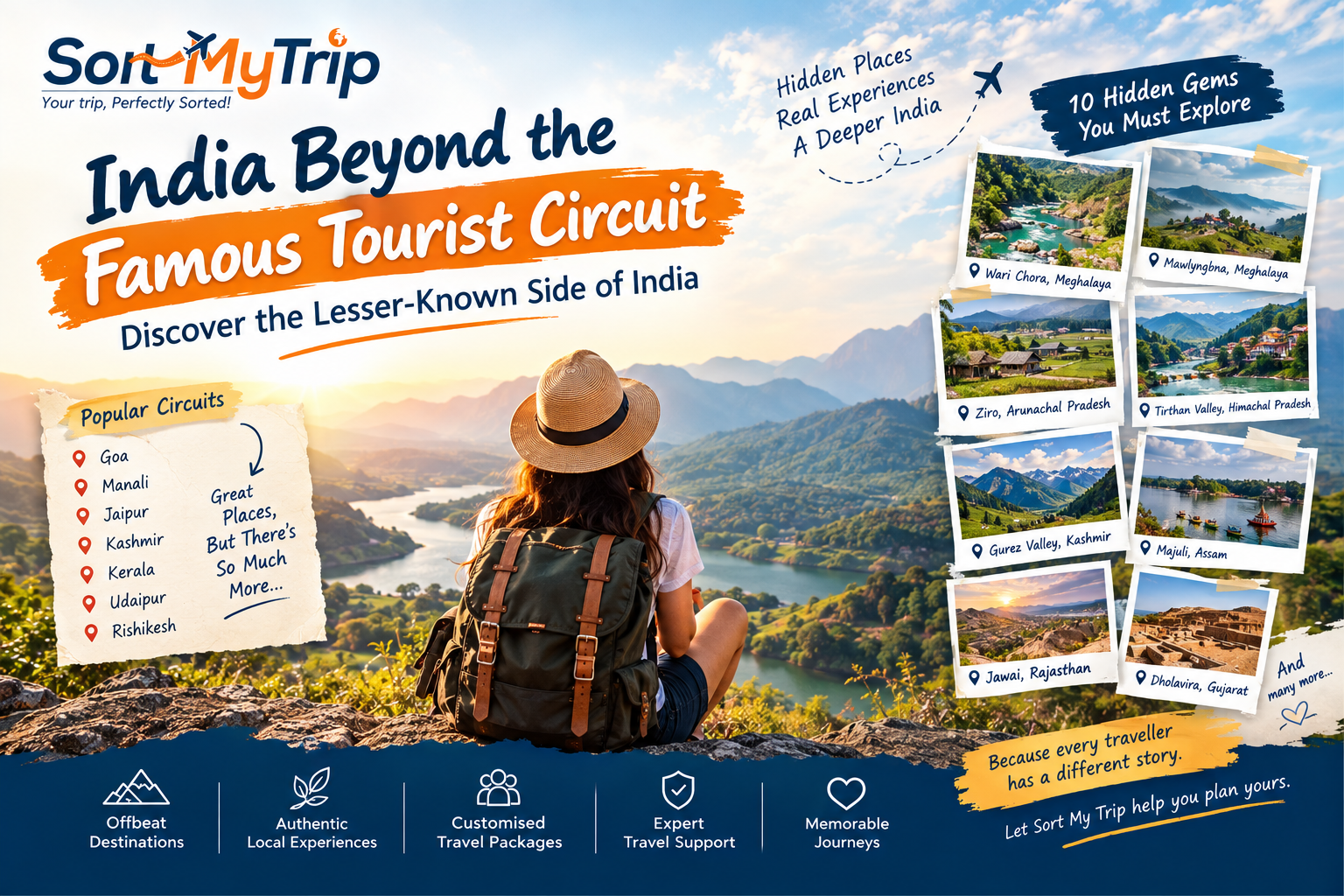 India Beyond the Famous Tourist Circuit: Discover the Lesser-Known Side of India